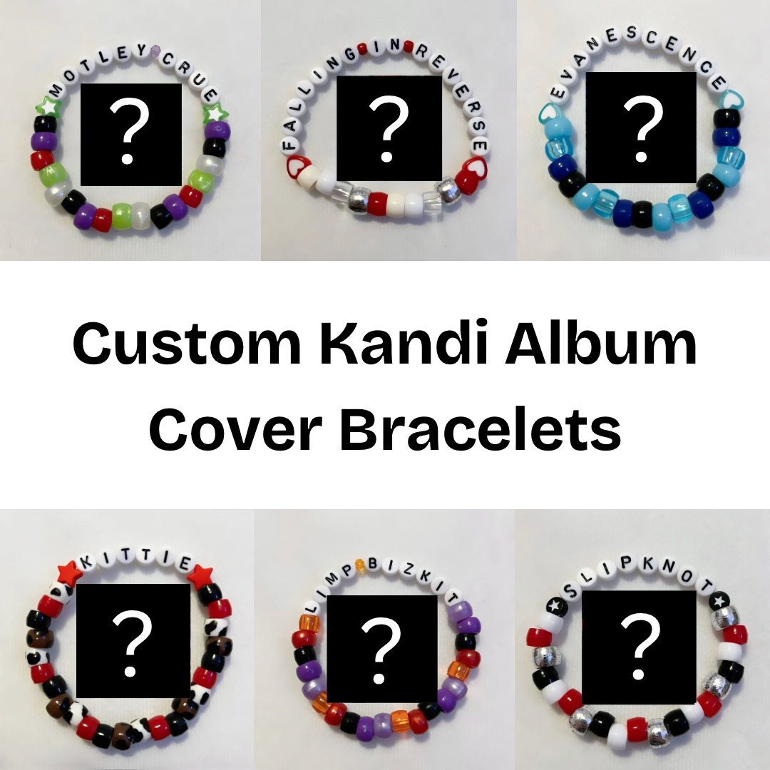 Custom Kandi Album Cover Bracelet